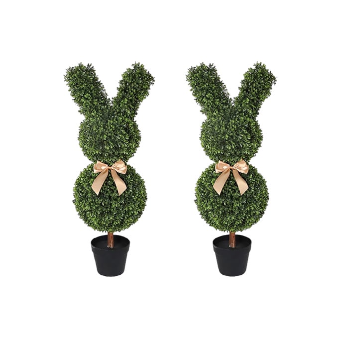 🐰Easter Pre-sale🐰Outdoor Artificial Turf Bunny-Shaped Topiary Tree