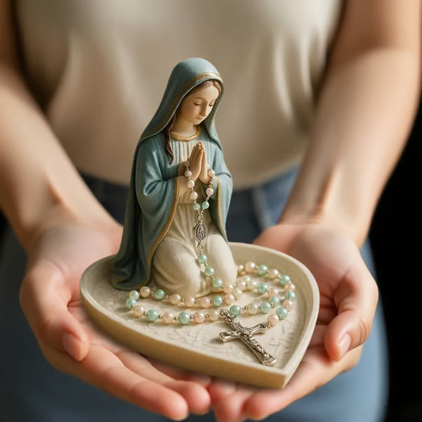 Virgin Mary Rosary Holder (Necklace not included)