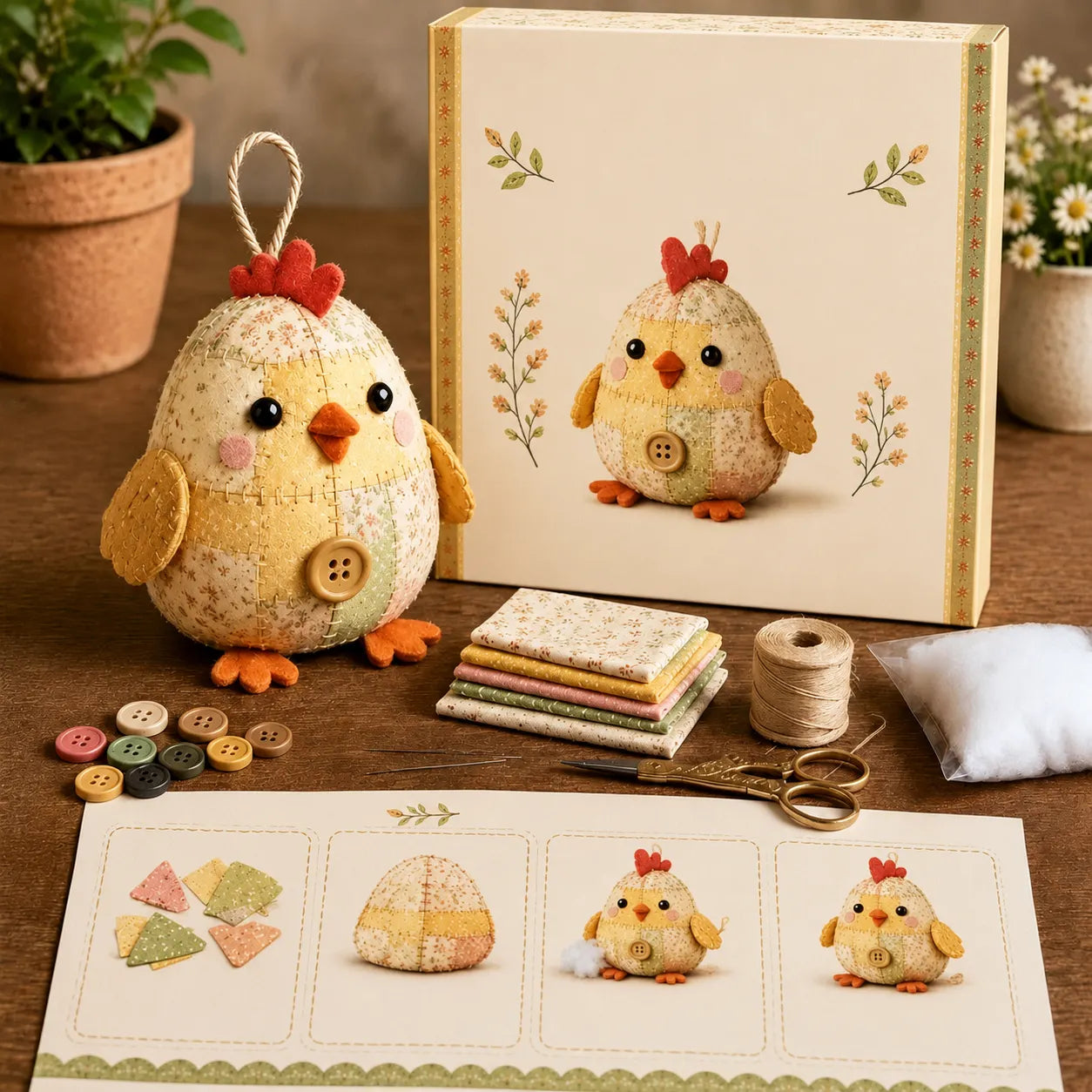 🐮🧵 Store Manager's Pick: $29.99 DIY Patchwork Animal Craft Kit