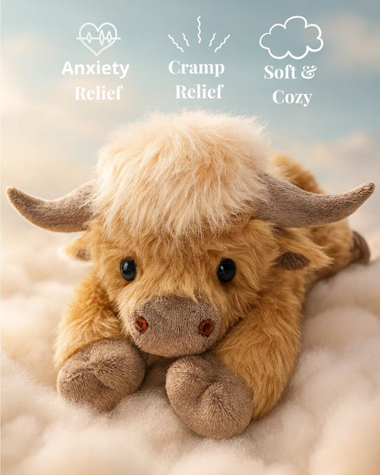 🥳 Mega Sale 49%OFF🎁Cute Cartoon Highland Cow Cuddly Toy
