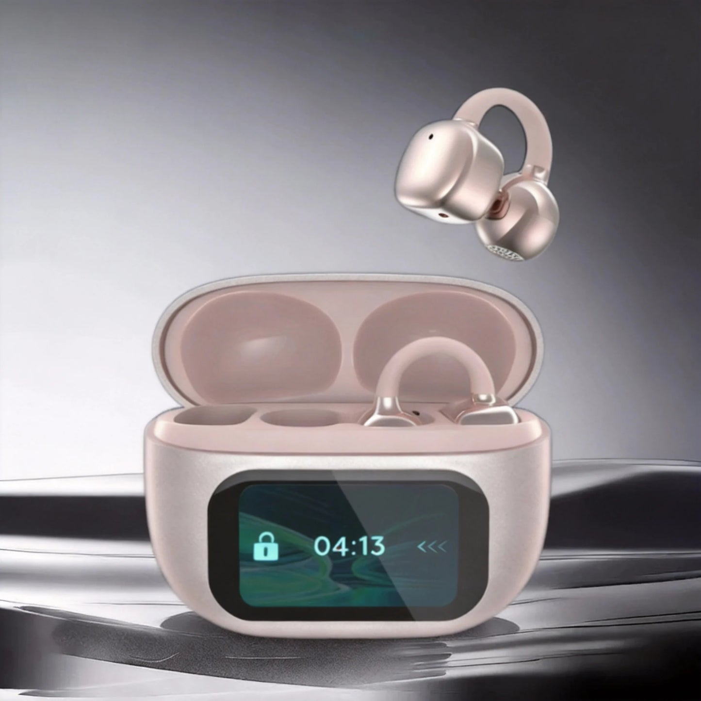 Ear Clip Bluetooth Headphones With Touch Screen