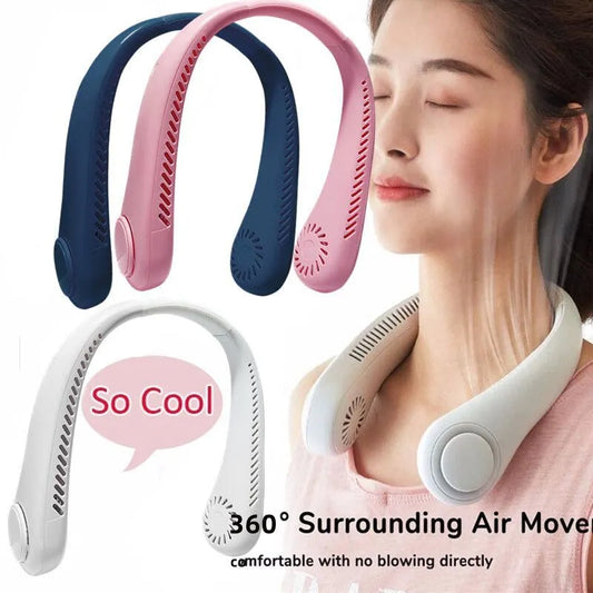 ❄️Portable Neck Fan – Wearable Personal Fan
