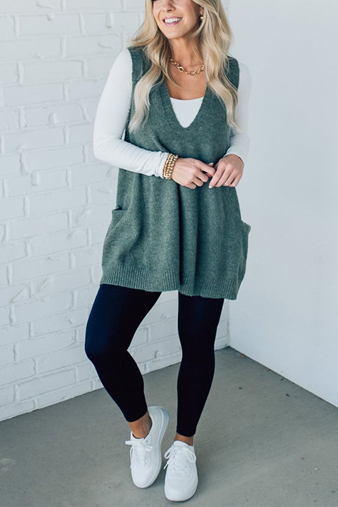 Cozy Pocket Sweater Vest-Buy 2 Free Shipping