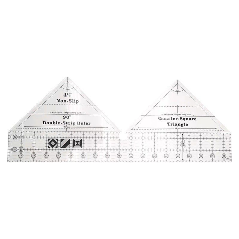 90 Degree Double-Strip Quilt Ruler