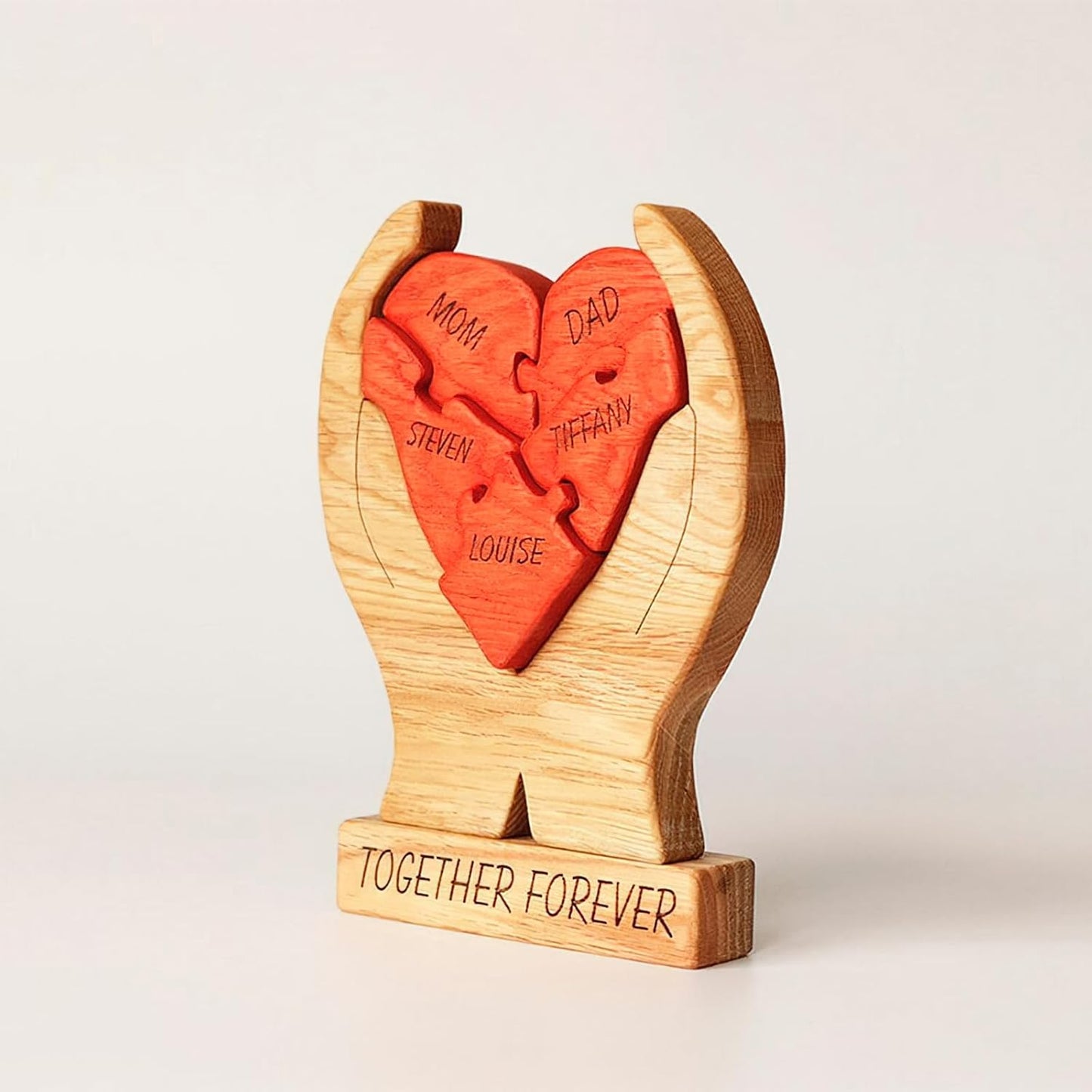 🐻🦊A gift for the whole family 🎁personalized wooden bear jigsaw puzzles