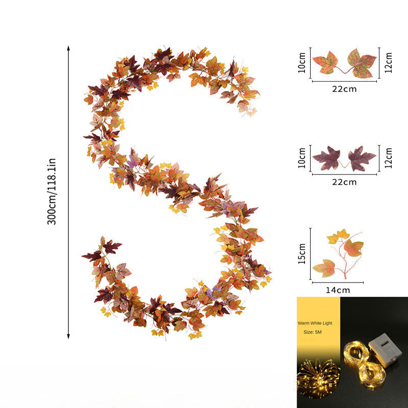 Autumn Leaves LED Garland