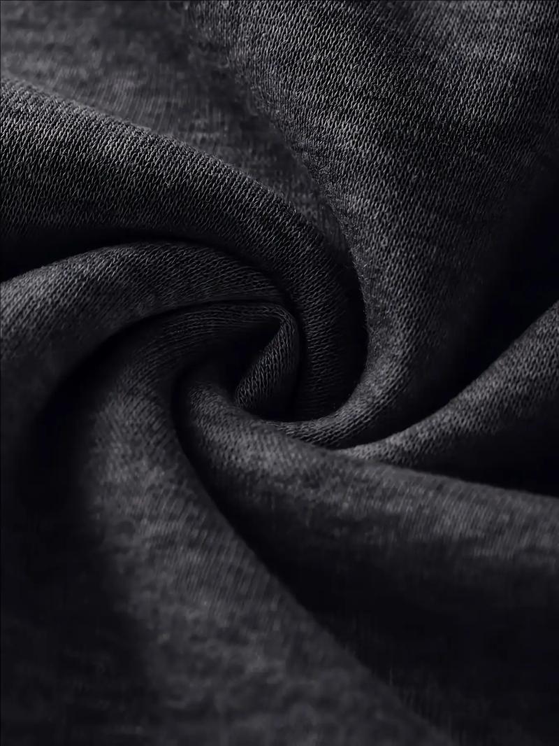 Men's Double Hooded Full Zip-Up Sweatshirt