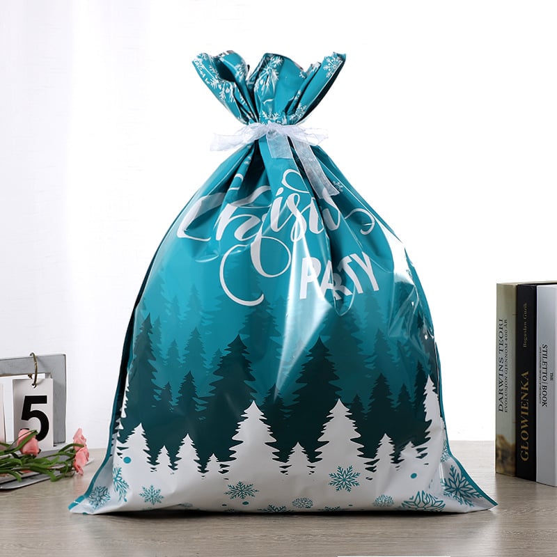 2024 New Christmas Drawstrings Gift Bags