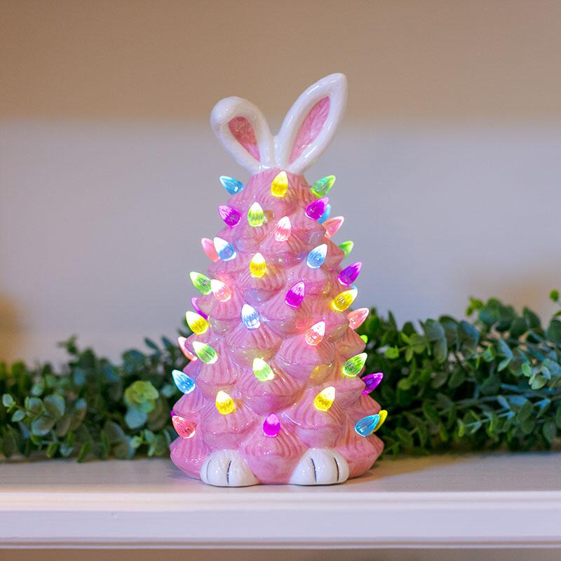 Christmas Pink Bunny Tree – sususummer.com