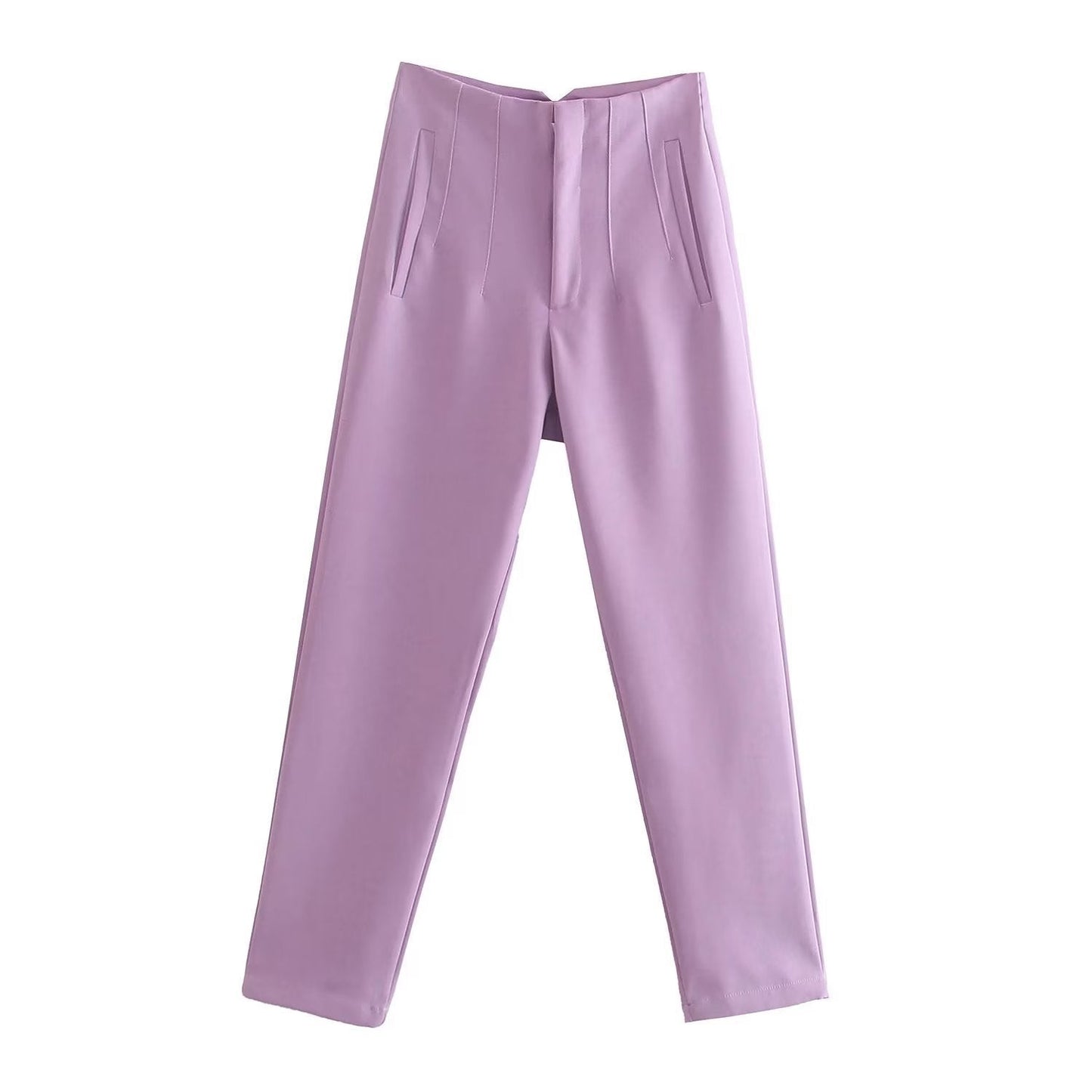 Tailored Pleat High Waist Pants - Buy two and get free shipping!
