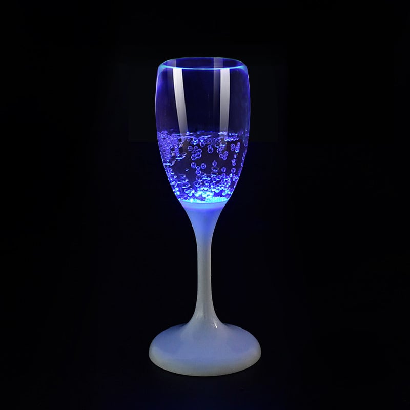 LED Light Up Cups Wine Champagne Glass