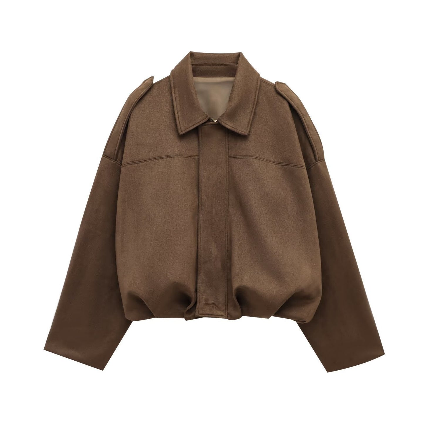 Trendy Autumn Military Short Jacket for Women