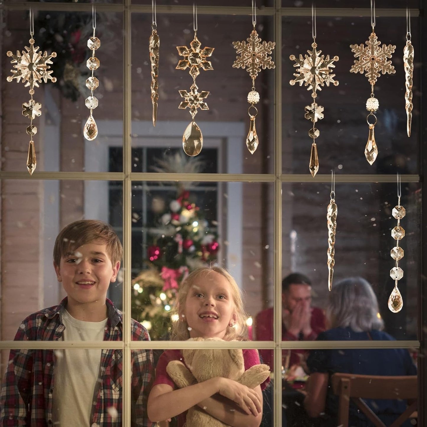 🎄Crystal Snowflake Ornaments For Christmas Tree