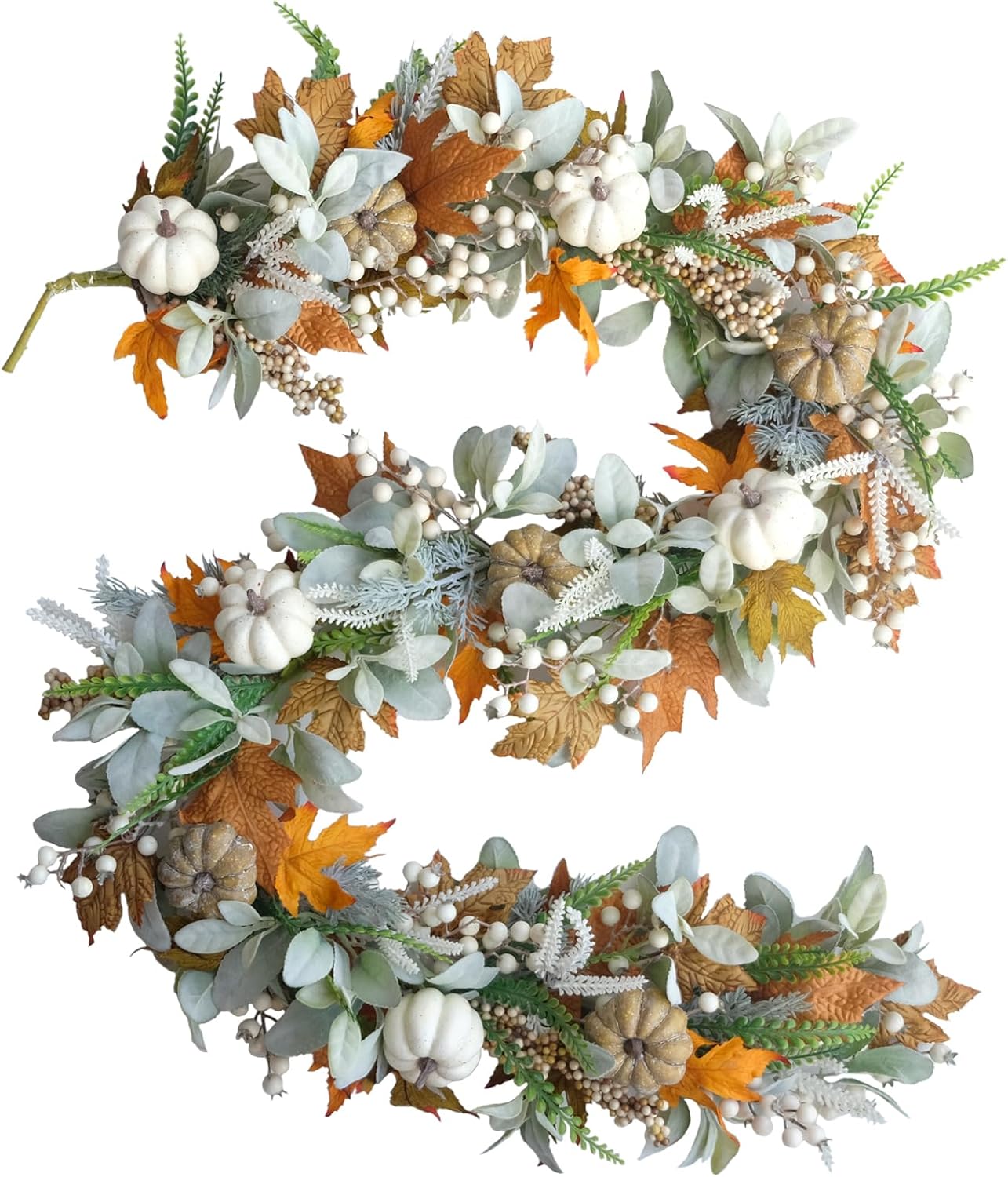 🔥Special Fall Sale 49% OFF🍁Fall Wreath with Pumpkin Maple Leaves