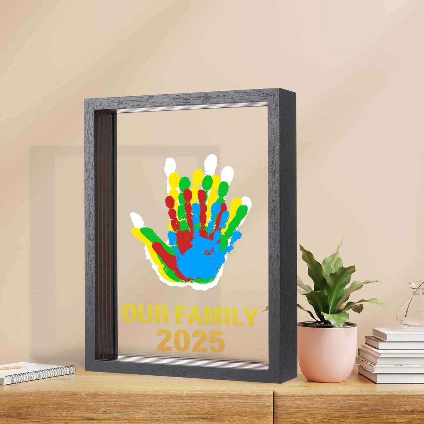 🎁Best Gift-Family Handprint Kit🌸Non-Toxic, Odorless, And Harmless