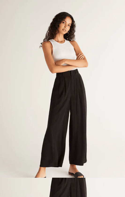 Women's Elastic High Waist Casual Wide Leg Pants (Buy 2 Free Shipping)