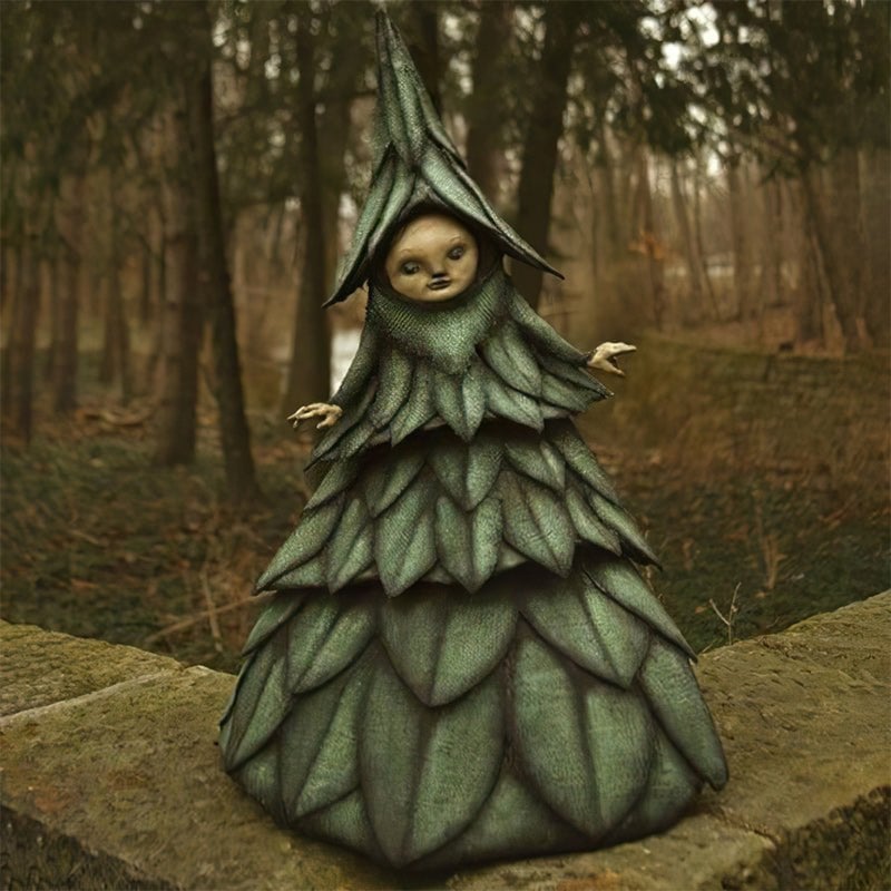 Nightmare Witch Resin Crafts Halloween Garden Decoration