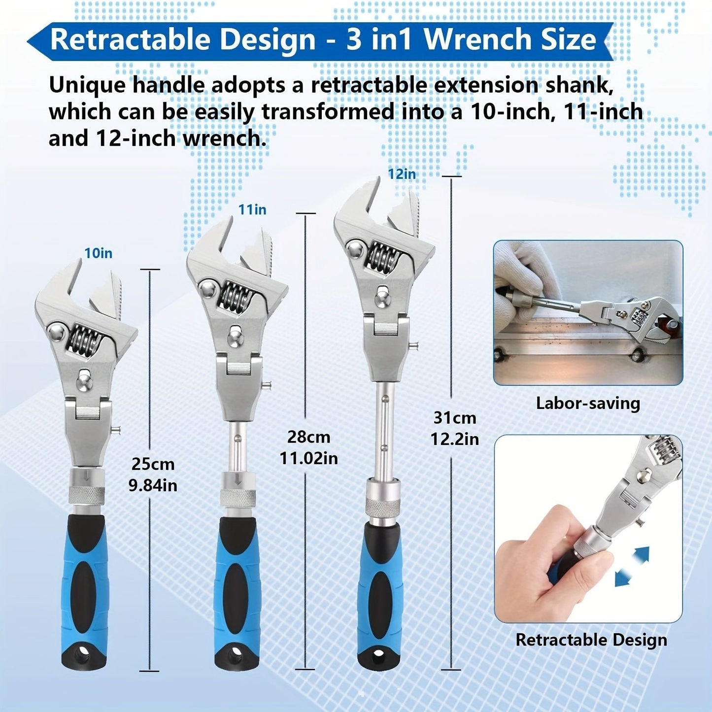 🔥49% OFF -Multifunctional Retractable Wrench