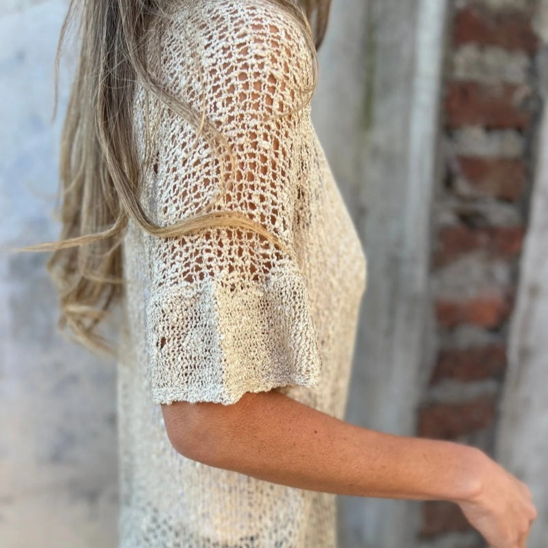 [S-3XL]👚Knitted hollow cardigan