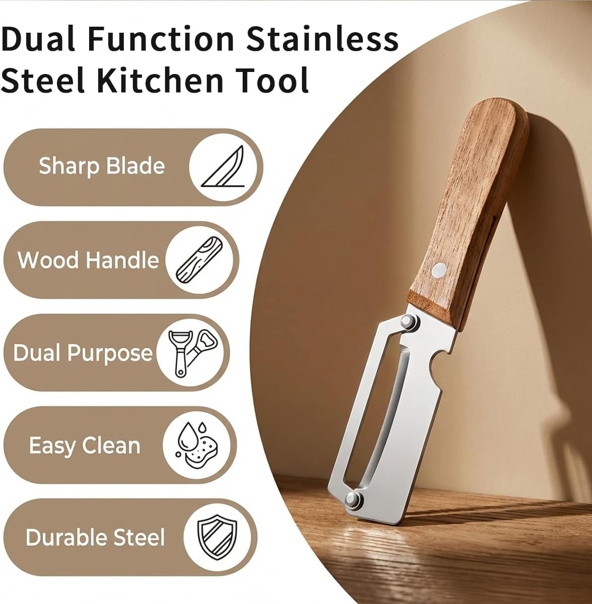 🍍New 2-in-1 Multifunctional Fruit & Vegetable Peeler