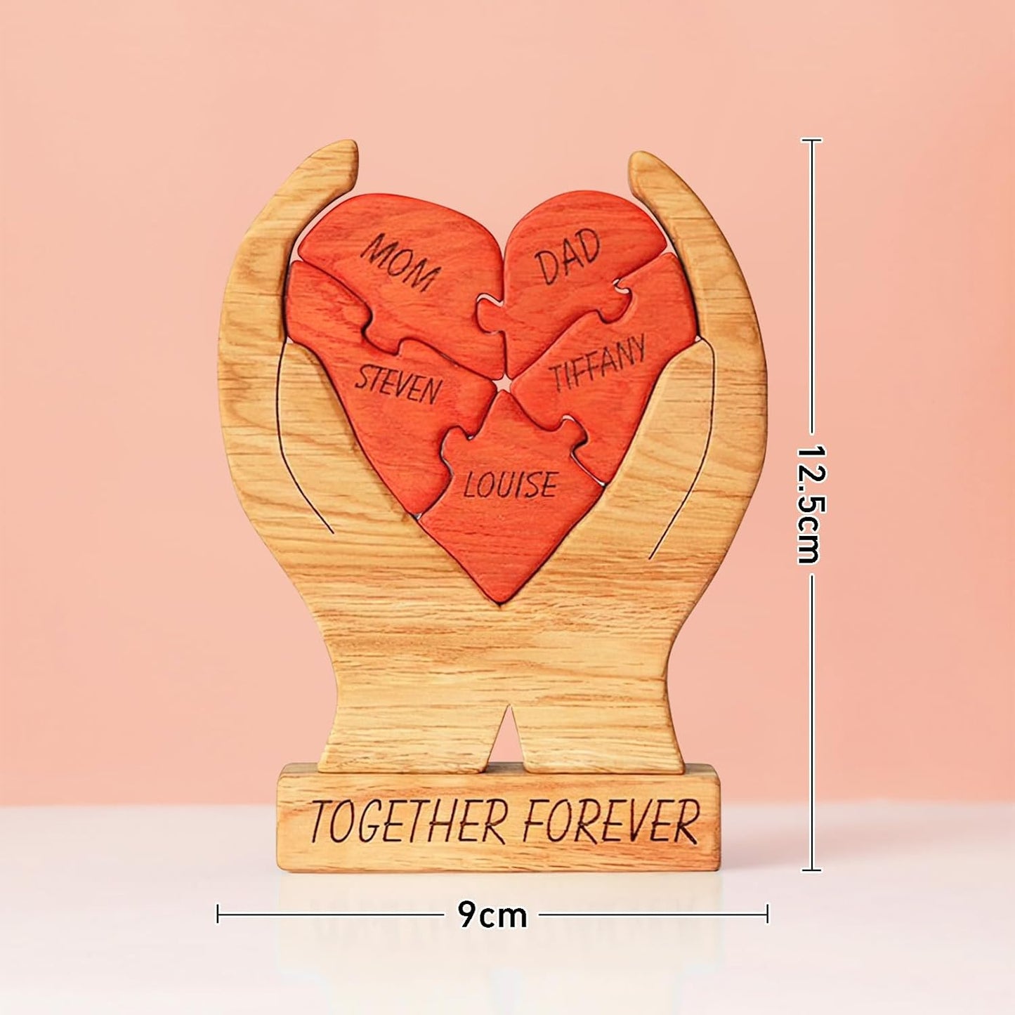 🐻🦊A gift for the whole family 🎁personalized wooden bear jigsaw puzzles