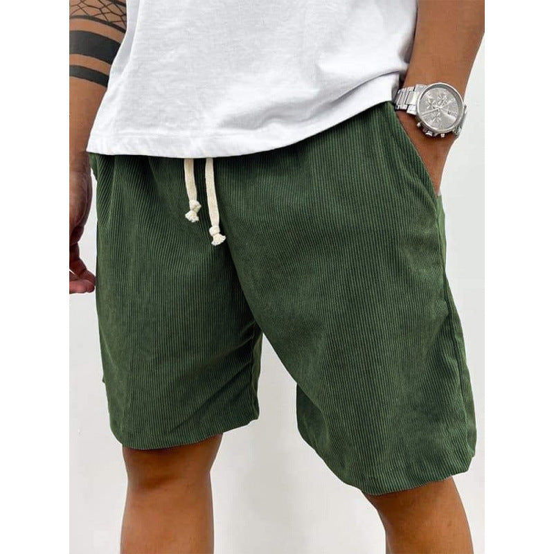 🩳Men's Casual Relaxed Fit Drawstring Shorts – Adjustable Waistband, Solid Color & Low-Maintenance ✨