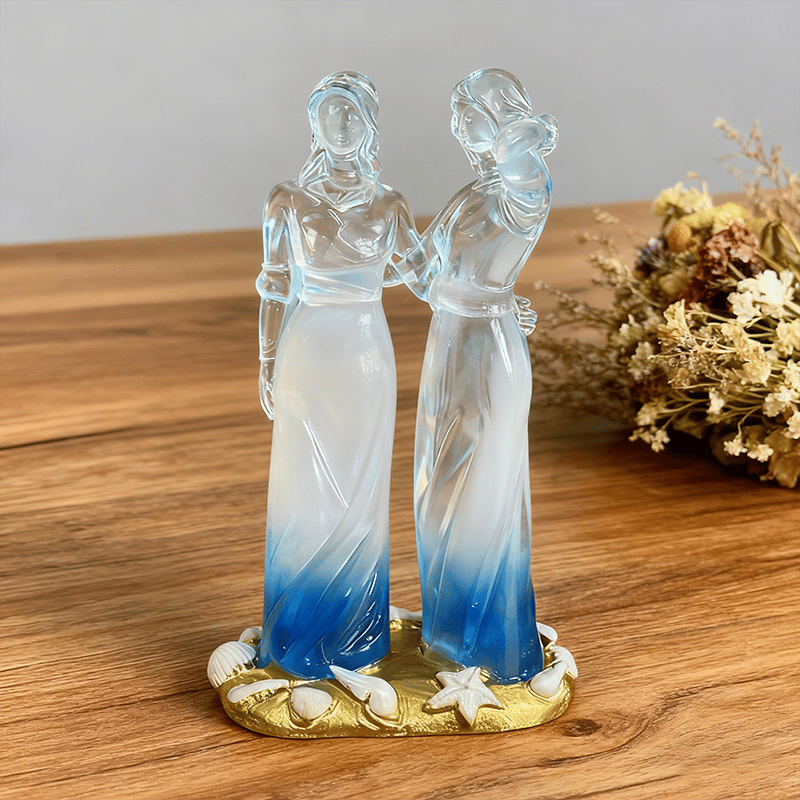 👩🏻‍🤝‍👩🏻Sisters By My Side, Celebrates Friendships Three Sisters Sculpture