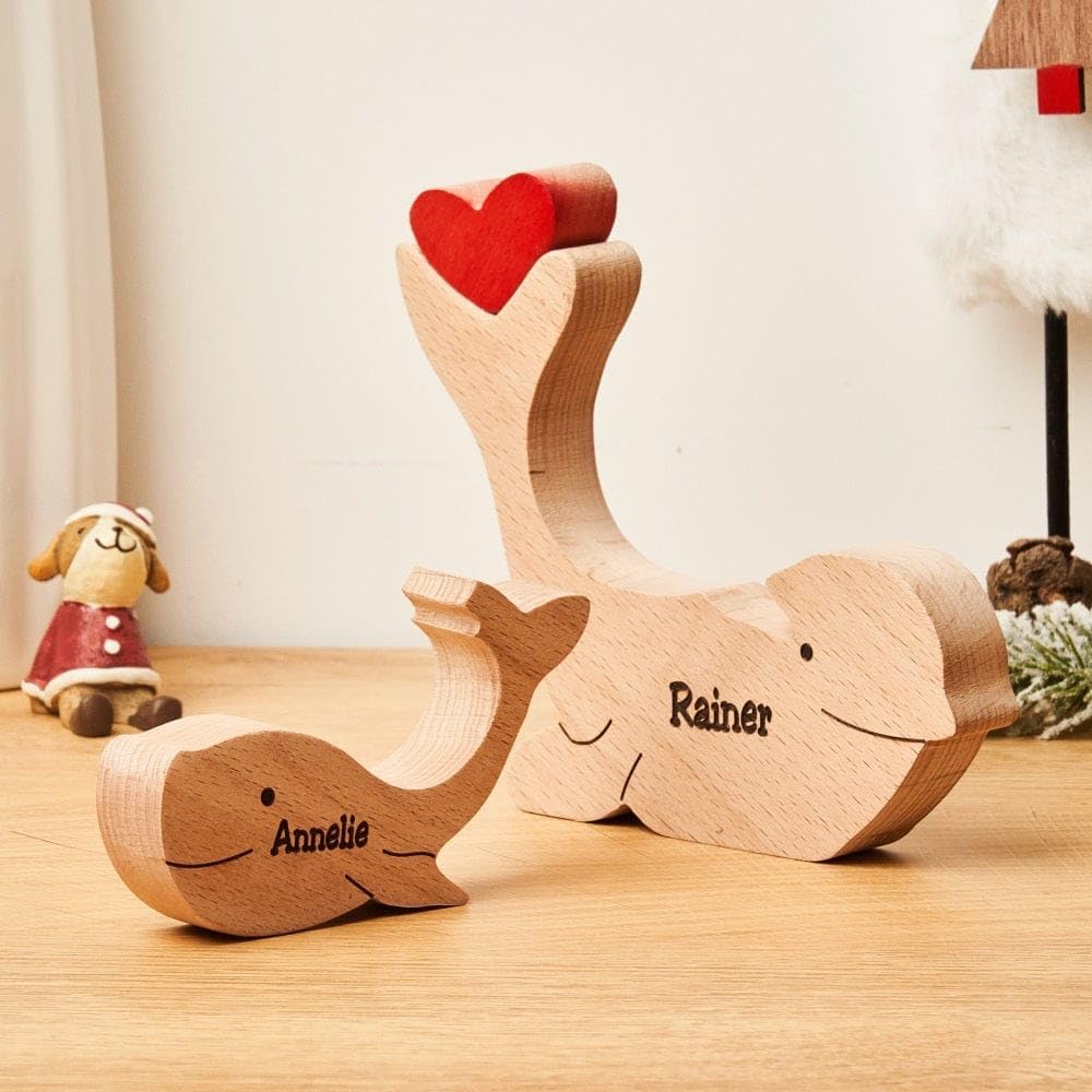 🐻🦊A gift for the whole family 🎁personalized wooden bear jigsaw puzzles