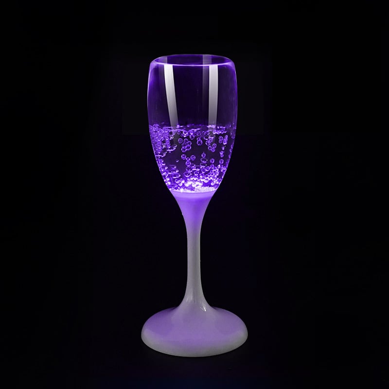 LED Light Up Cups Wine Champagne Glass