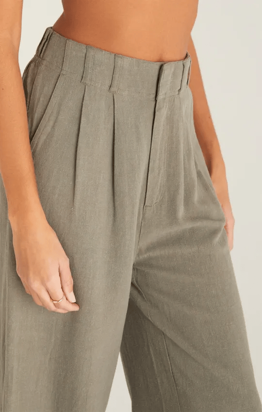 Women's Elastic High Waist Casual Wide Leg Pants (Buy 2 Free Shipping)