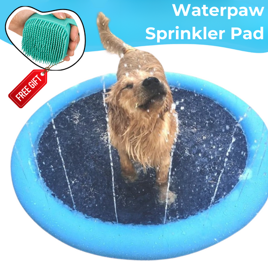 Sprinkler Pad for Dogs + FREE Dog Brush!