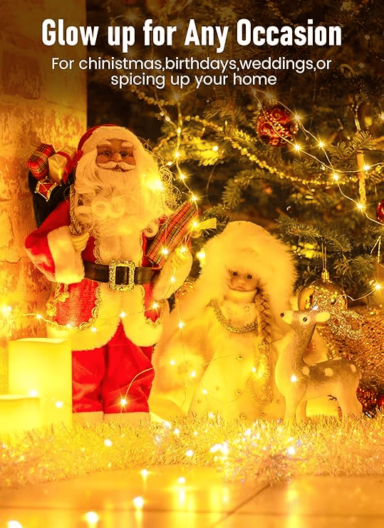 🎄8 Modes 100-600 Christmas LED Firefly Twinkle String Lights