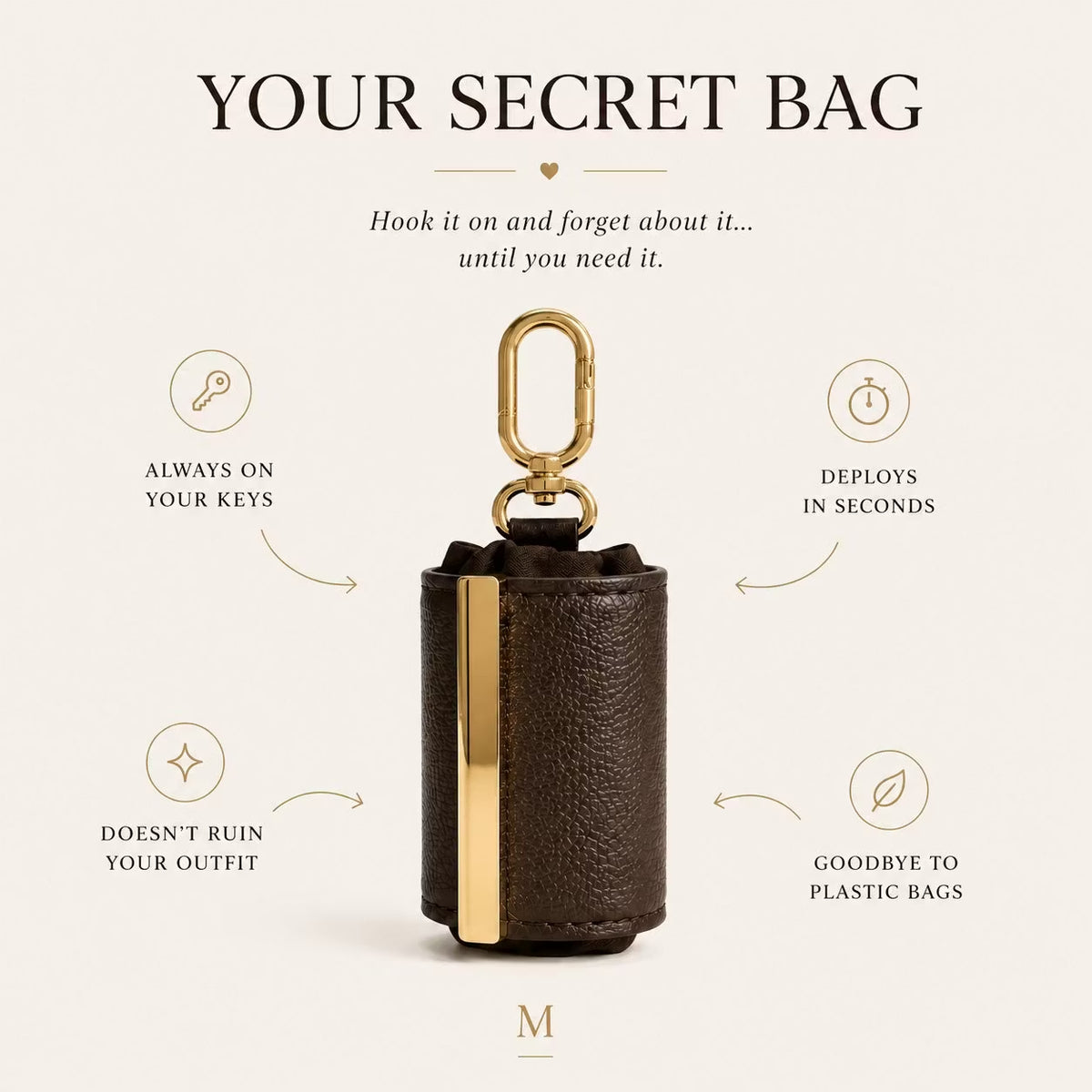 🛍️New Foldable Keychain Large Capacity Storage Bag