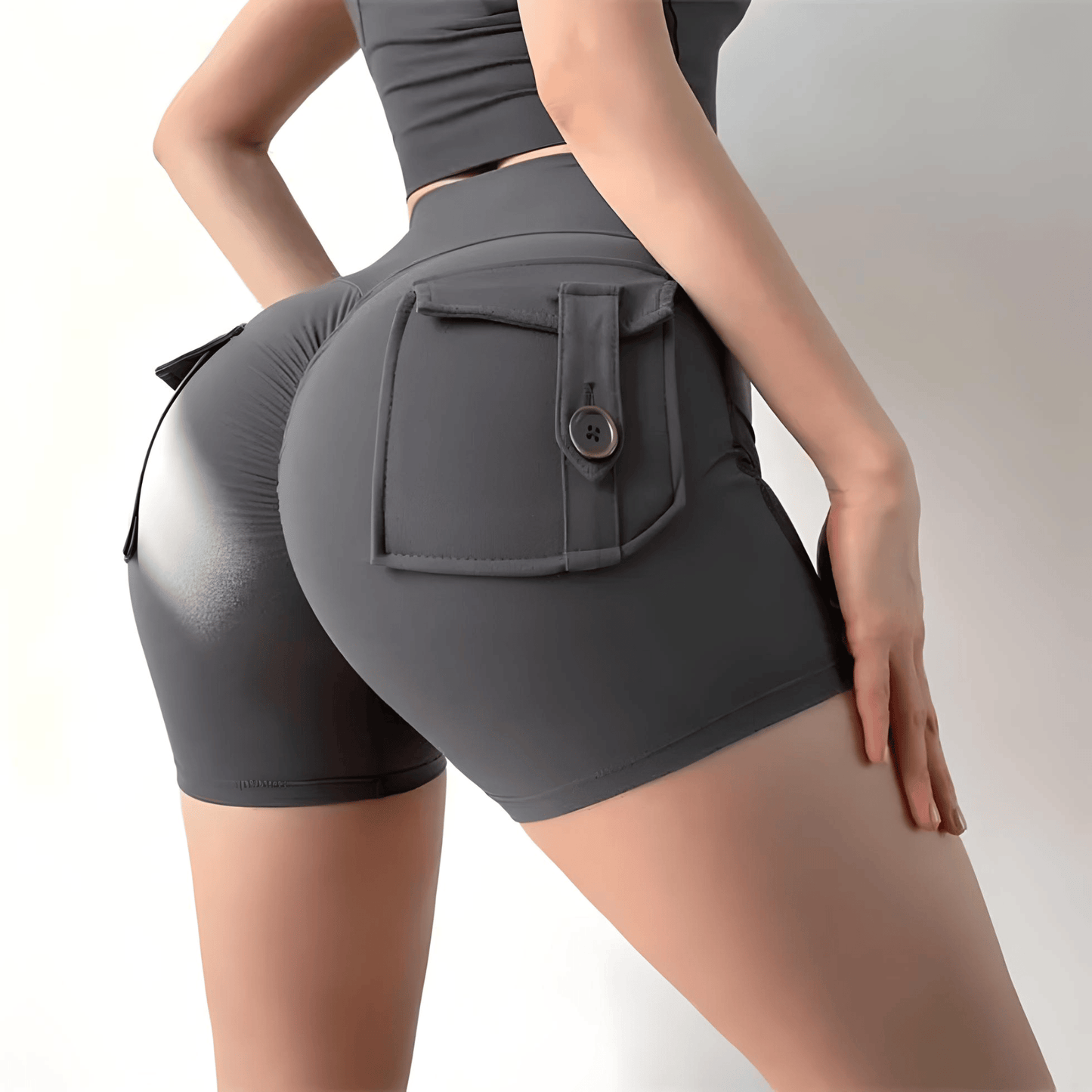 Butt Lifting Pocketed Shorts