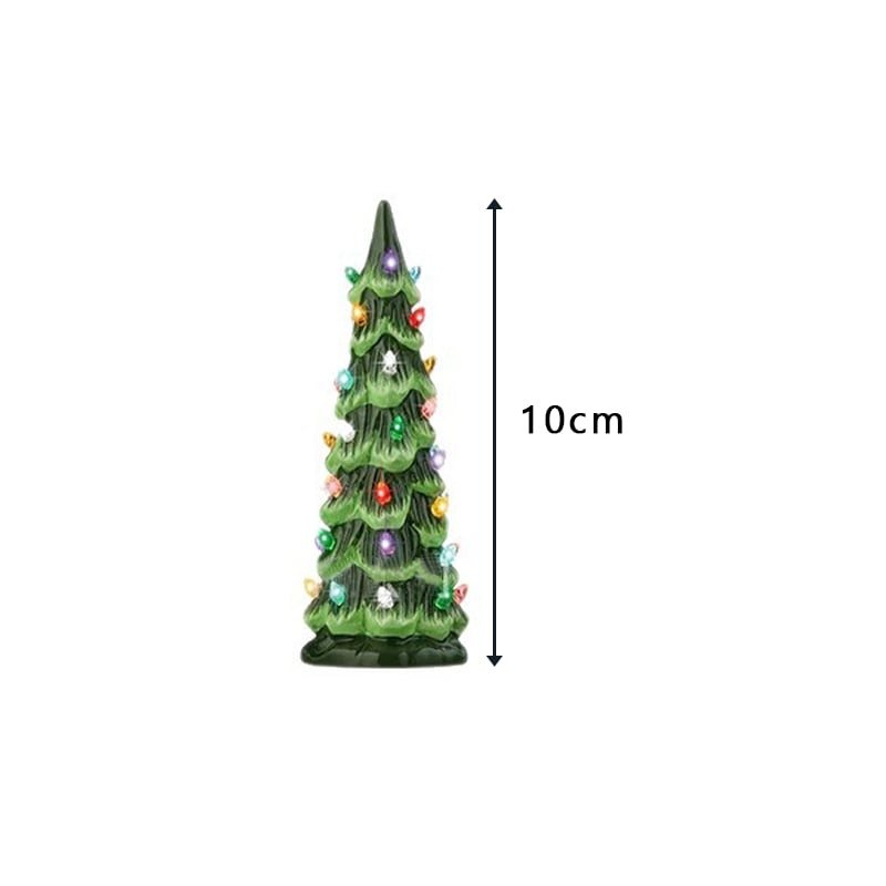 🎄Retro Hand-Painted Tabletop Christmas Trees