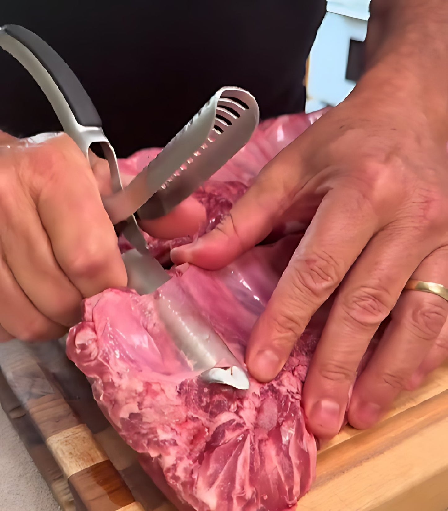 🥩BBQ Rib Skinner Premium Food-Grade 304 Stainless Steel
