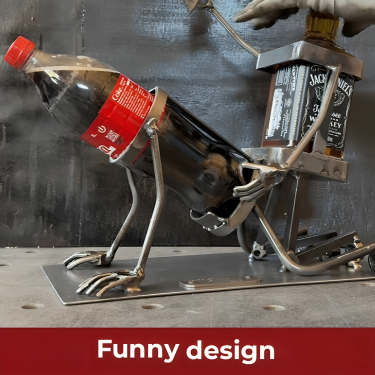 🍾Limited-time flash sale, 50% off 🍾Funny Metal Skull Skeleton Bar Decor