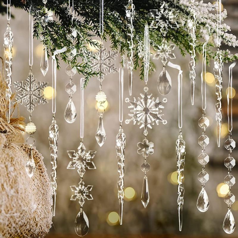 🎄Crystal Snowflake Ornaments For Christmas Tree