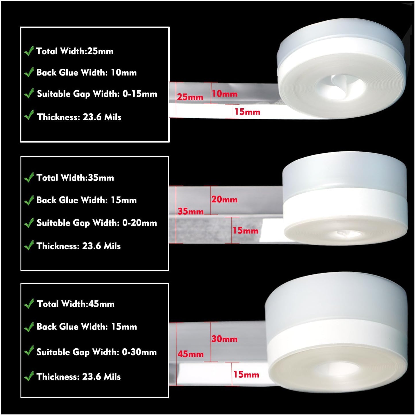 Windproof Sealing Insulating Tape