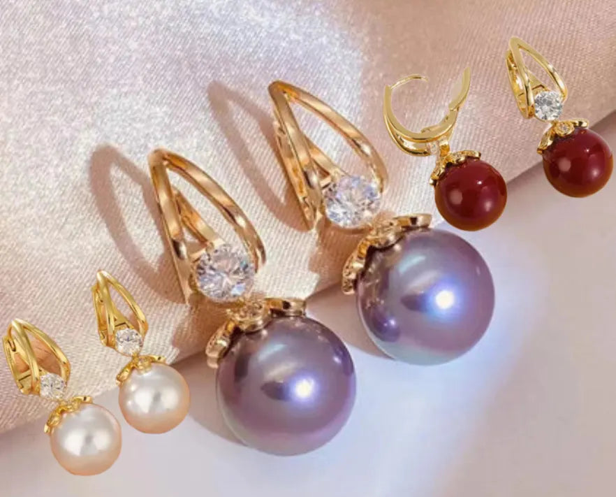 ✨🎊[Mother's Day 48% OFF] 🎊Women's Sparkling Pearl Earrings