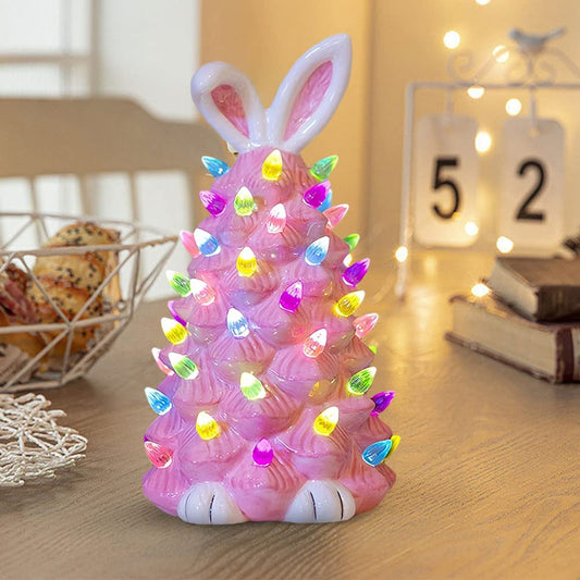 Christmas Pink Bunny Tree