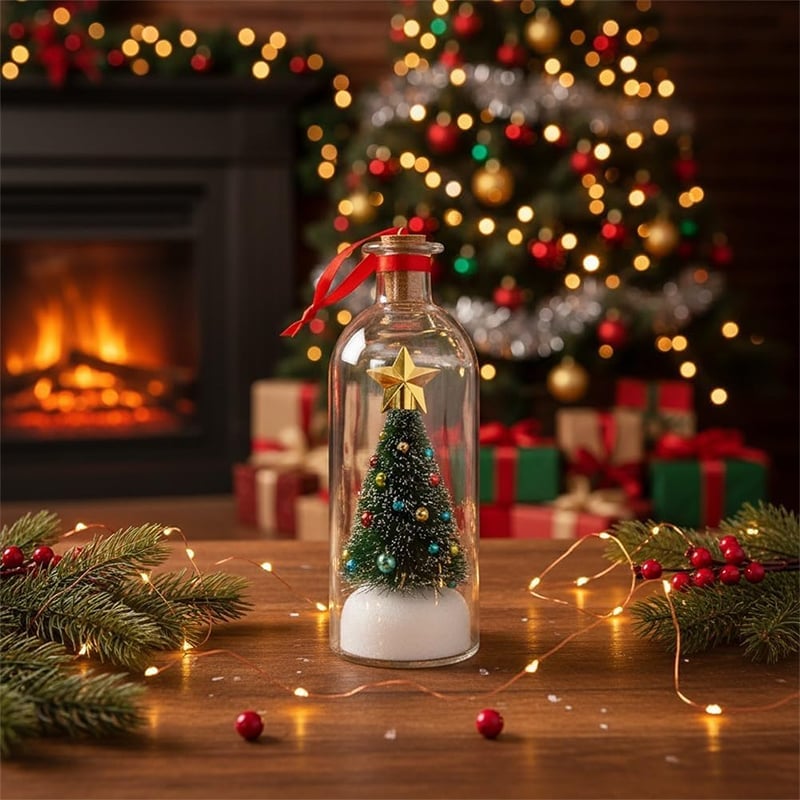 Christmas Tree in a Bottle