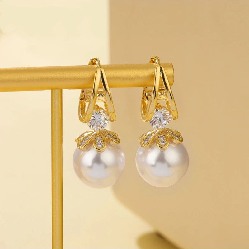 ✨🎊[Mother's Day 48% OFF] 🎊Women's Sparkling Pearl Earrings