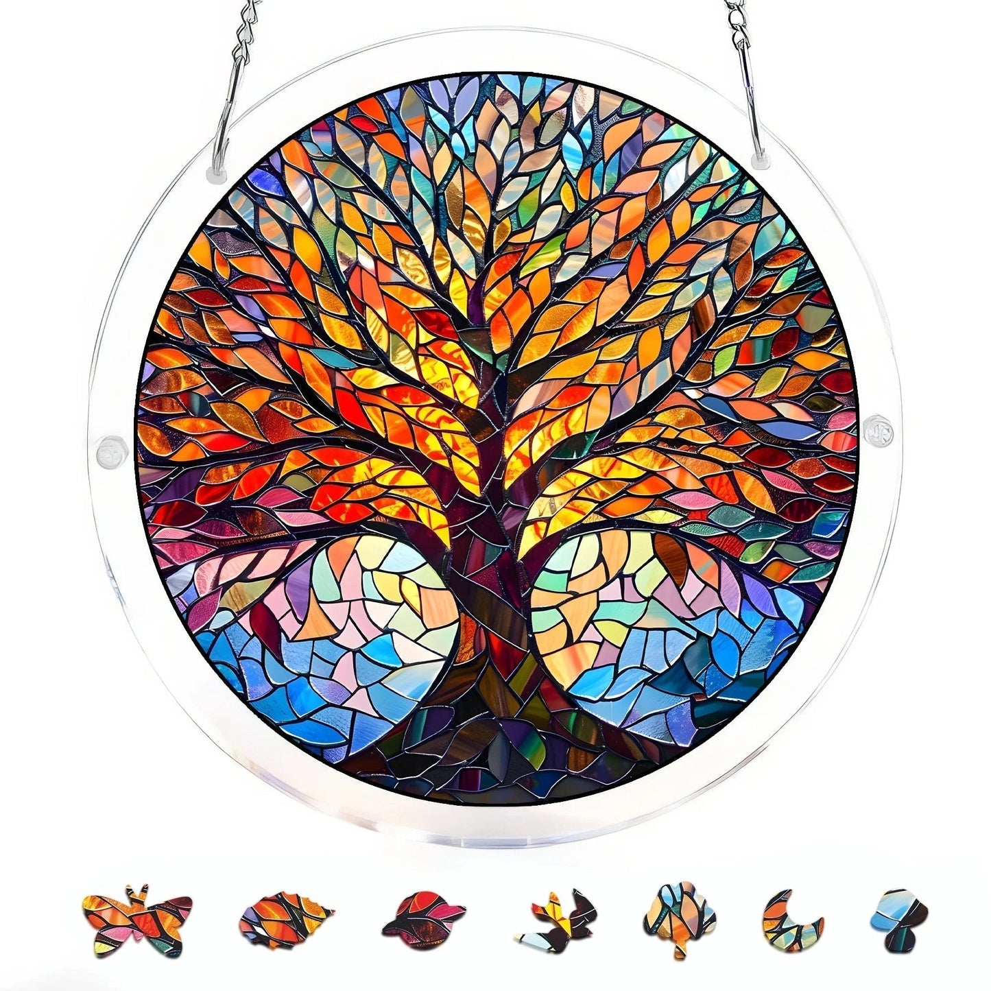 ☀️🛍️Acrylic Jigsaw Puzzle Suncatcher 80 Pieces