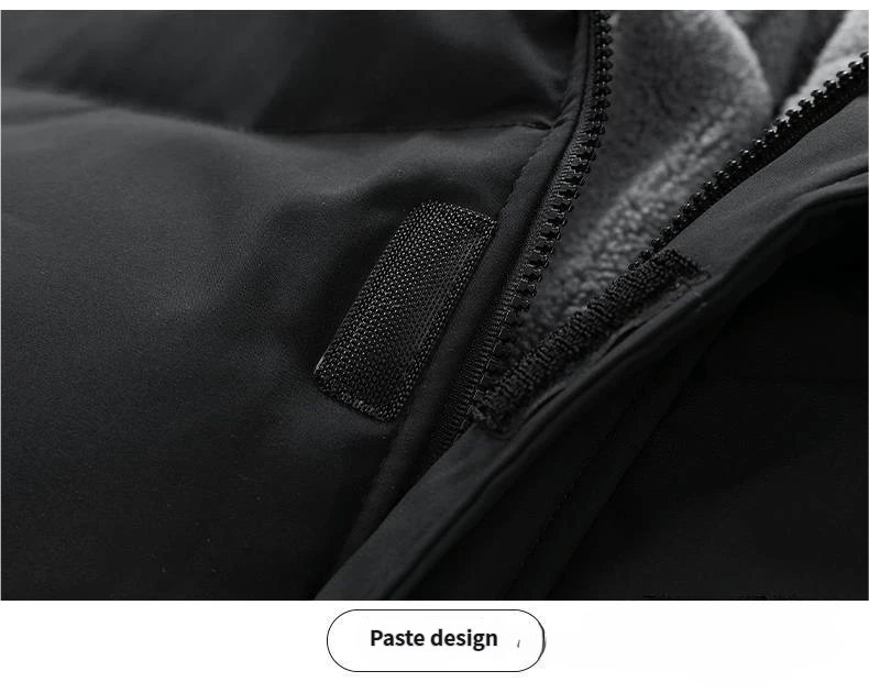 Men's Thickened Winter Jacket - Windproof Fleece-Lined Hooded Coat