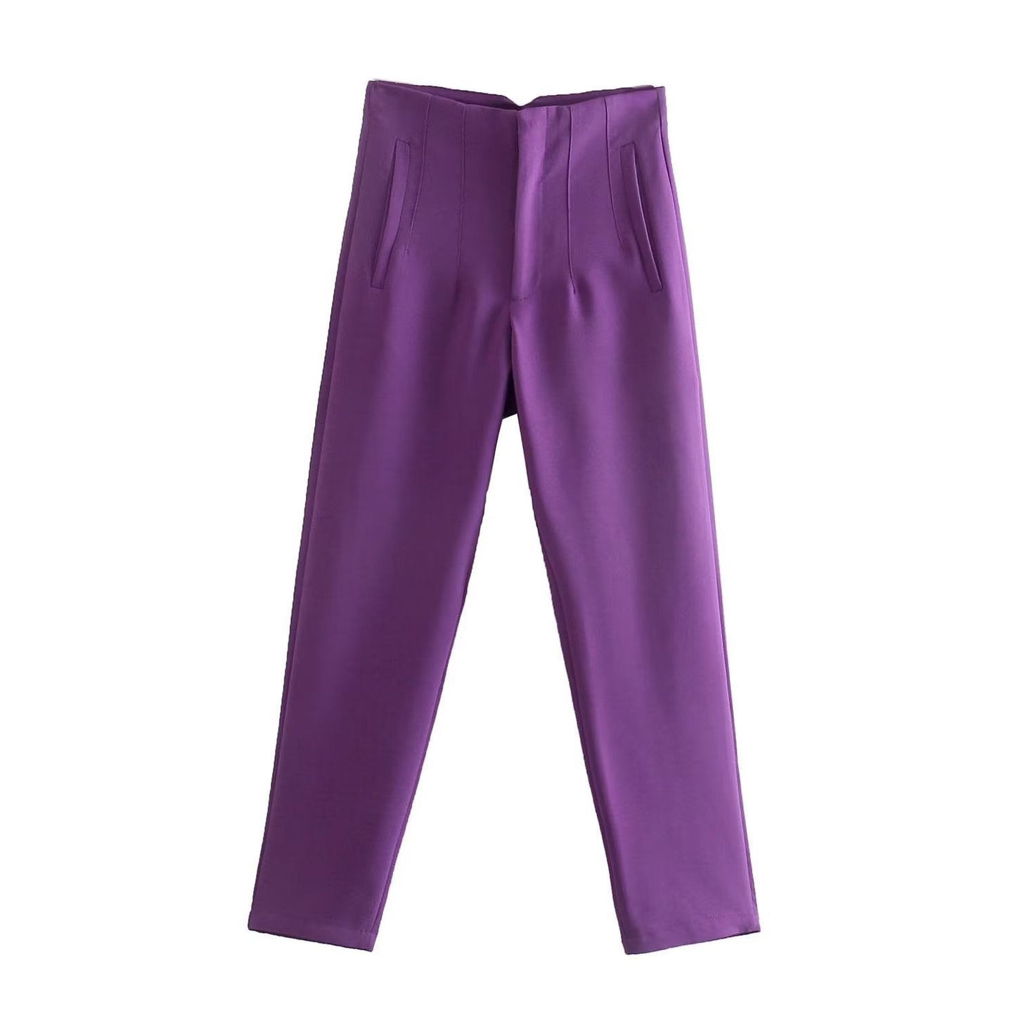 Tailored Pleat High Waist Pants - Buy two and get free shipping!