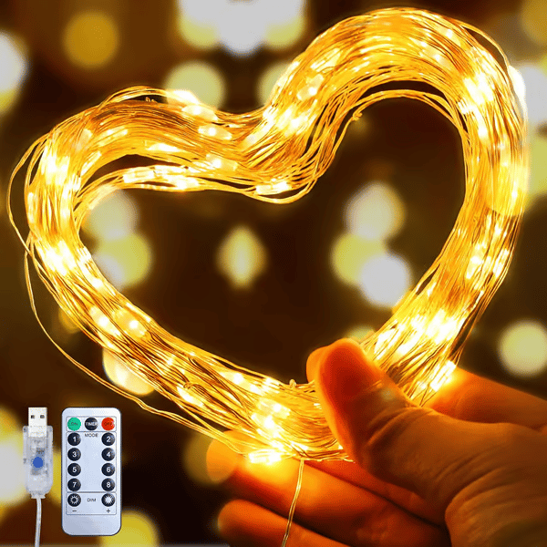 🎄8 Modes 100-600 Christmas LED Firefly Twinkle String Lights