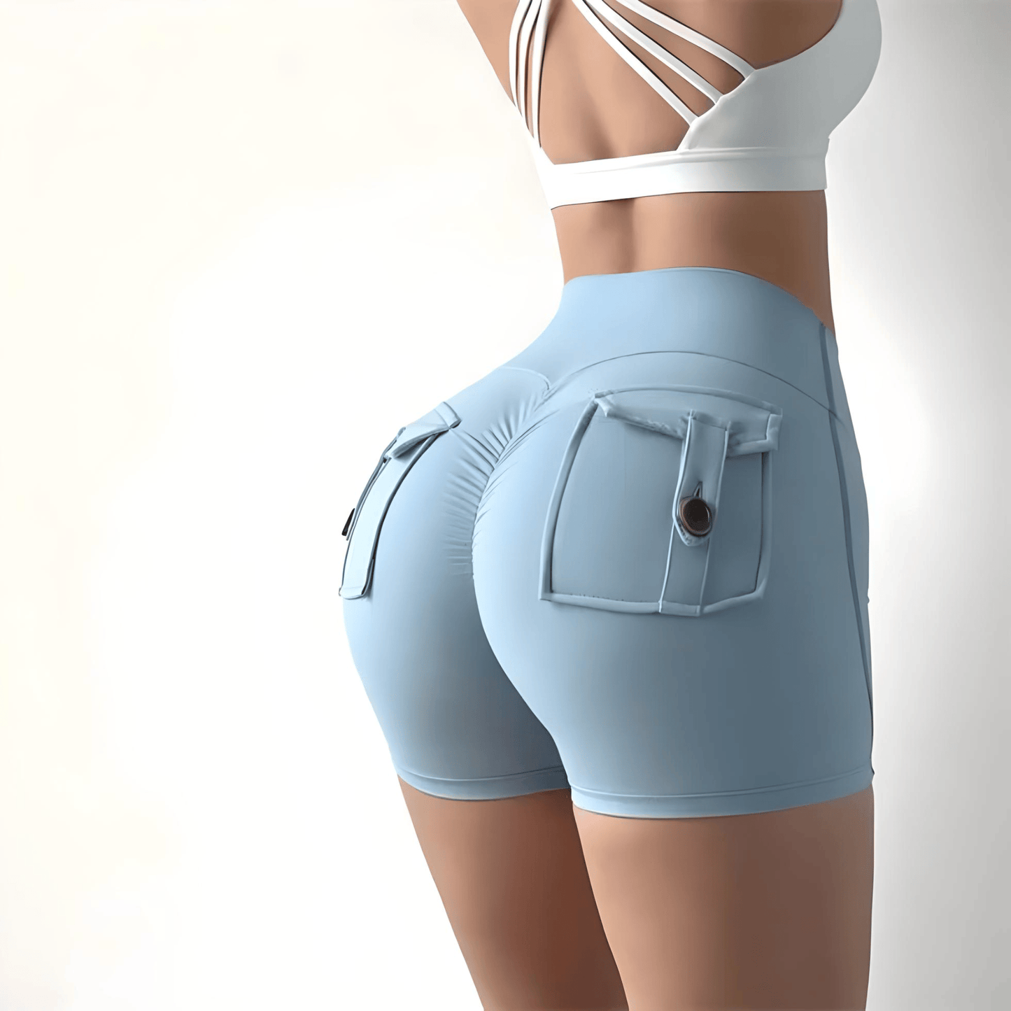 Butt Lifting Pocketed Shorts