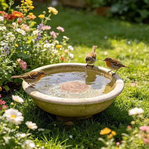 🪺Pure Copper Purification Disc for Birdbaths🍁