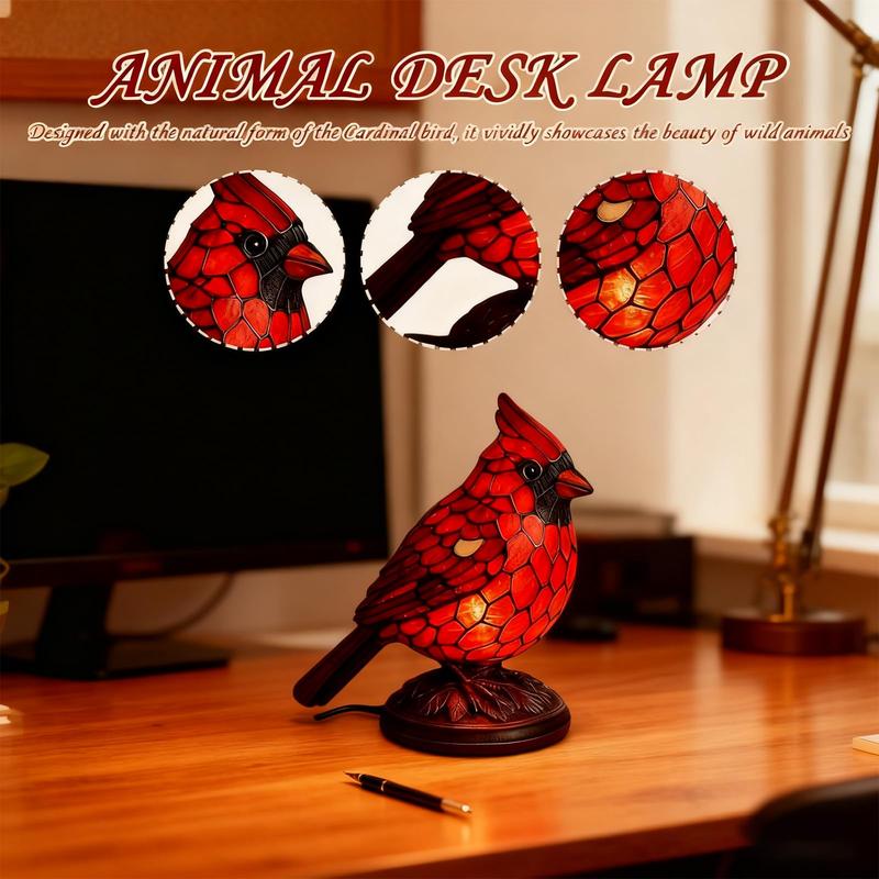 ✨Cardinal Bird Desk Lamp  - Christmas Home Decor Art Gifts